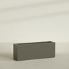 Miami Extra Large Narrow Rectangle Fiberglass Planter - 48 in x 12 in x 18 in - Matte Bronze - Matte Bronze,48 in x 12 in x 18 in