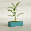 Cuba Large Long Rectangle Fiberglass Planter - 36 in x 14 in x 12 in - Satin Sea Foam - Satin Sea Foam,36 in x 14 in x 12 in