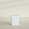 Brisbane Large Rectangle Fiberglass Planter - 24 in x 24 in x 32 in - Matte White - Matte White,24 in x 24 in x 32 in