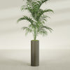 Corry Large Tall Cylinder Fiberglass Planter - 10 in x 10 in x 30 in - Matte Bronze - Matte Bronze,10 in x 10 in x 30 in