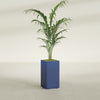 Potsdam Large Tall Rectangle Fiberglass Planter - 16 in x 16 in x 32 in - Matte Cobalt Blue - Matte Cobalt Blue,16 in x 16 in x 32 in