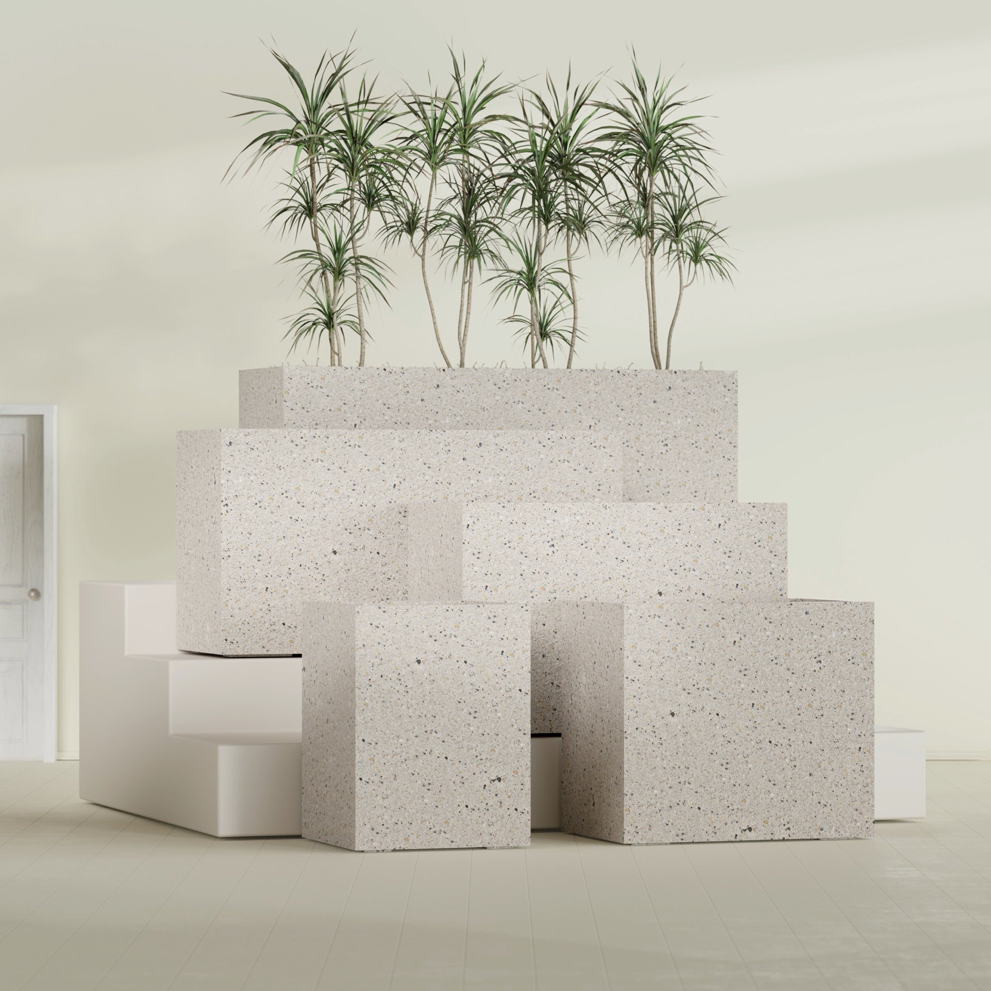 24"-Wide Rectangle - 60in x 24in x 32in - StoneLight - Pearlstone - StoneLight - Pearlstone,60 in x 24 in x 32 in