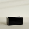 Granada Extra Large Long Rectangle Fiberglass Planter - 48 in x 24 in x 24 in - Gloss Black - Gloss Black,48 in x 24 in x 24 in