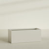 Granada Extra Large Long Rectangle Fiberglass Planter - 60 in x 24 in x 24 in - Satin Beige - Satin Beige,60 in x 24 in x 24 in