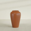 Bara Jar Large Round Fiberglass Planter - 24 in x 24 in x 37 in - Matte Terracotta - Matte Terracotta,24 in x 24 in x 37 in
