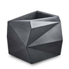 Origami Medium Abstract Plastic Planter - 25.75 in x 25.75 in x 25 in - Caviar Black - Caviar Black,25.75 in x 25.75 in x 25 in
