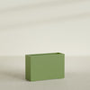 Potsdam Extra Large Long Rectangle Fiberglass Planter - 48 in x 16 in x 32 in - Satin Green - Satin Green,48 in x 16 in x 32 in