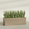 Granada Extra Large Long Rectangle Fiberglass Planter - 72 in x 24 in x 24 in - Metallic Gold - Metallic Gold,72 in x 24 in x 24 in