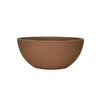 Curbside Flat Bottom Bowl Plastic Planter - 34.5 in x 34.5 in x 13 in - Terracotta Brick - Terracotta Brick,34.5 in x 34.5 in x 13 in