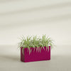 Hollywood Large Narrow Rectangle Fiberglass Planter - 36 in x 12 in x 24 in - Gloss Eggplant - Gloss Eggplant,36 in x 12 in x 24 in