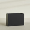 Darwin Extra Large Long Rectangle Fiberglass Planter - 60 in x 24 in x 42 in - Matte Black - Matte Black,60 in x 24 in x 42 in