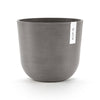 Oslo Small Round Planter - 9.8 in x 9.8 in x 8.5 in - Taupe - Taupe,9.75 in x 9.75 in x 8.5 in,Planter Only
