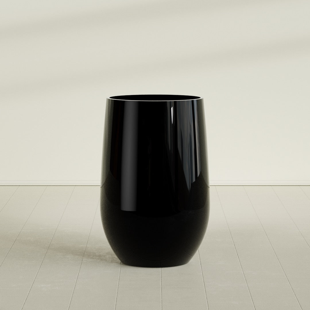 Westfield - 24in diam. x 36in - Gloss Black - Gloss Black,24 in diam. x 36 in H