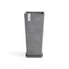 Rotterdam Medium Tall Square Planter - 12.6 in x 12.6 in x 27.5 in - Planter + Saucer - Grey - Grey,12.5 in x 12.5 in x 27.5 in,Planter + Saucer