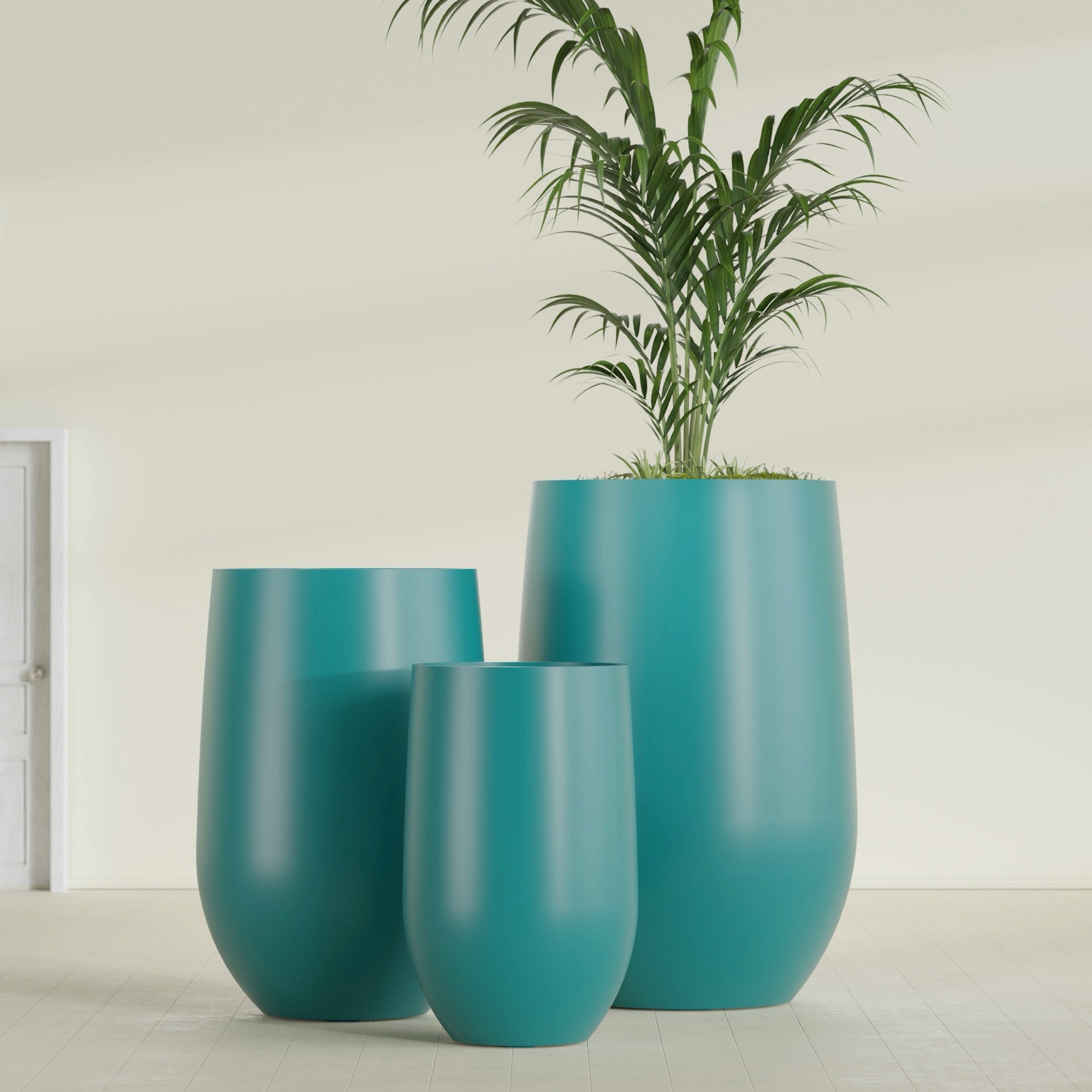 Westfield - 15in diam. x 24in - Satin Sea Foam - Satin Sea Foam,15 in diam. x 24 in H