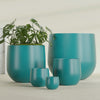 Westfield - 10in diam. x 9in - Satin Sea Foam - Satin Sea Foam,10 in diam. x 9 in H