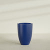 Brannan Large Round Fiberglass Planter - 30 in x 30 in x 41 in - Matte Cobalt Blue - Matte Cobalt Blue,30 in x 30 in x 41 in