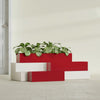 Monaco Rectangle - 44in x 7in x 7 - Gloss Red - Gloss Red,44 in x 7 in x 7 in