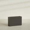 Milano Large Narrow Rectangle Fiberglass Planter - 36 in x 10 in x 24 in - Matte Brown - Matte Brown,36 in x 10 in x 24 in