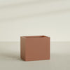 Brisbane Large Rectangle Fiberglass Planter - 36 in x 24 in x 32 in - Matte Terracotta - Matte Terracotta,36 in x 24 in x 32 in