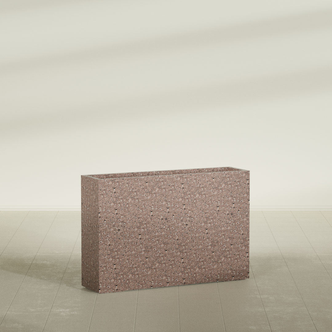 ProTone Fiberglass Premium Finish Extra Large Rectangle Planter - 48 in x 12 in x 32 in - StoneLight - Sunstone - StoneLight - Sunstone,48 in x 12 in x 32 in