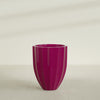 Alicante Medium Round Fiberglass Planter - 26 in x 26 in x 32 in - Gloss Eggplant - Gloss Eggplant,26 in x 26 in x 32 in