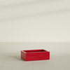 Antwerp Large Long Rectangle Fiberglass Planter - 36 in x 24 in x 12 in - Gloss Red - Gloss Red,36 in x 24 in x 12 in