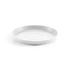 Small Round Saucer - 20 in x 20 in x 1.5 in - Pure White - Pure White,20 in x 20 in x 1.5 in