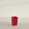 Toulan Medium Tall Tapered Square Fiberglass Planter - 12 in x 12 in x 22 in - Gloss Red - Gloss Red,12 in x 12 in x 22 in
