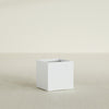 Montroy Medium Cube Square Fiberglass Planter - 20 in x 20 in x 20 in - Matte White - Matte White,20 in x 20 in x 20 in