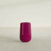 Tall Hayden Medium Round Fiberglass Planter - 18 in x 18 in x 29 in - Gloss Eggplant - Gloss Eggplant,18 in x 18 in x 29 in