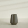 Tall Hayden Medium Round Fiberglass Planter - 15 in x 15 in x 23 in - Matte Bronze - Matte Bronze,15 in x 15 in x 23 in