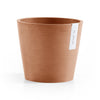 Amsterdam Small Round Planter - 8 in x 8 in x 7 in - Terracotta - Terracotta,8 in x 8 in x 7 in,Planter Only