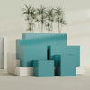 Brisbane Large Rectangle Fiberglass Planter - 24 in x 24 in x 32 in - Satin Sea Foam - Satin Sea Foam,24 in x 24 in x 32 in