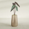 Saigon Large Tapered Round Planter - 14 in x 14 in x 30 in - Metallic Gold - Metallic Gold,13.7 in x 13.7 in 30 in