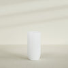 Saint Tropez Extra Large Tall Round Fiberglass Planter - 24 in x 24 in x 50 in - Matte White - Matte White,24 in x 24 in x 50 in