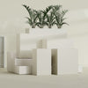 Darwin Extra Large Long Rectangle Fiberglass Planter - 72 in x 24 in x 42 in - Satin Beige - Satin Beige,72 in x 24 in x 42 in