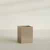 Brisbane Large Rectangle Fiberglass Planter - 24 in x 24 in x 32 in - Metallic Gold - Metallic Gold,24 in x 24 in x 32 in