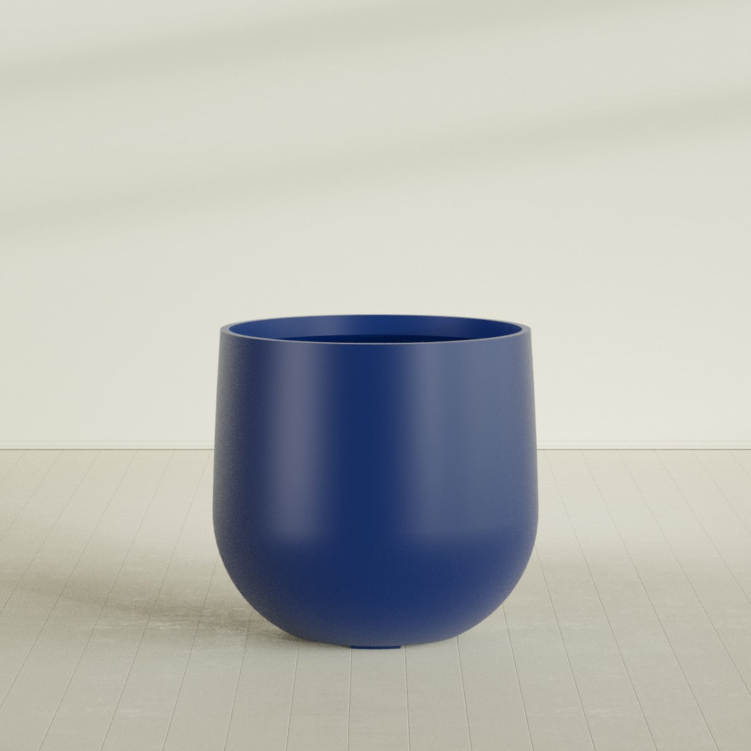 Westfield - 15in diam. x 14in - Matte Cobalt Blue - Matte Cobalt Blue,38 in diam. x 36 in H