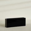 Hollywood Extra Large Narrow Rectangle Fiberglass Planter - 60 in x 12 in x 24 in - Gloss Black - Gloss Black,60 in x 12 in x 24 in