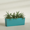 Panama Extra Large Long Rectangle Fiberglass Planter - 48 in x 12 in x 18 in - Satin Sea Foam - Satin Sea Foam,48 in x 12 in x 18 in