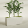 Potsdam Extra Large Long Rectangle Fiberglass Planter - 72 in x 16 in x 32 in - Satin Beige - Satin Beige,72 in x 16 in x 32 in