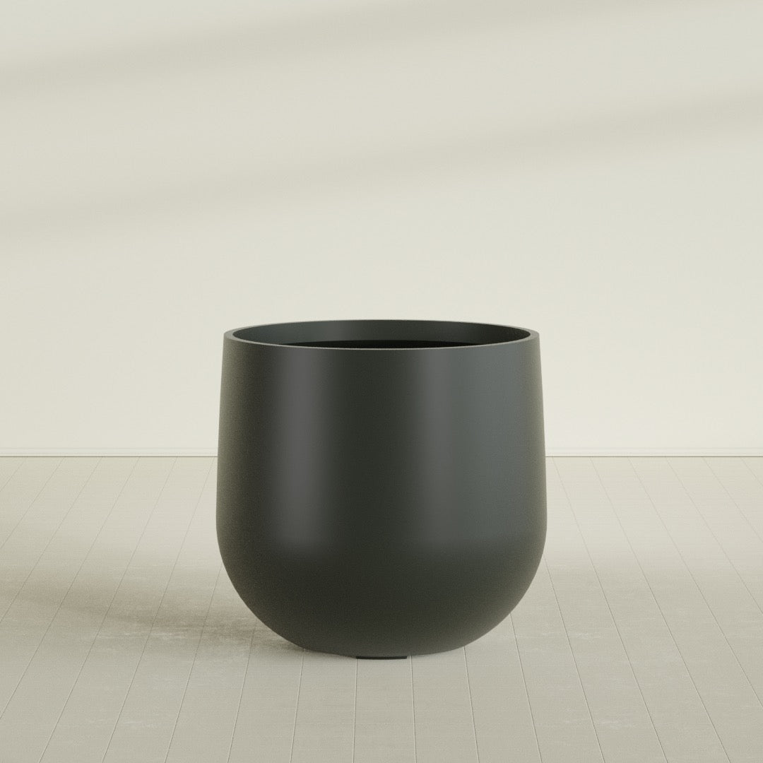 Westfield - 15in diam. x 14in - Matte Charcoal - Matte Charcoal,38 in diam. x 36 in H