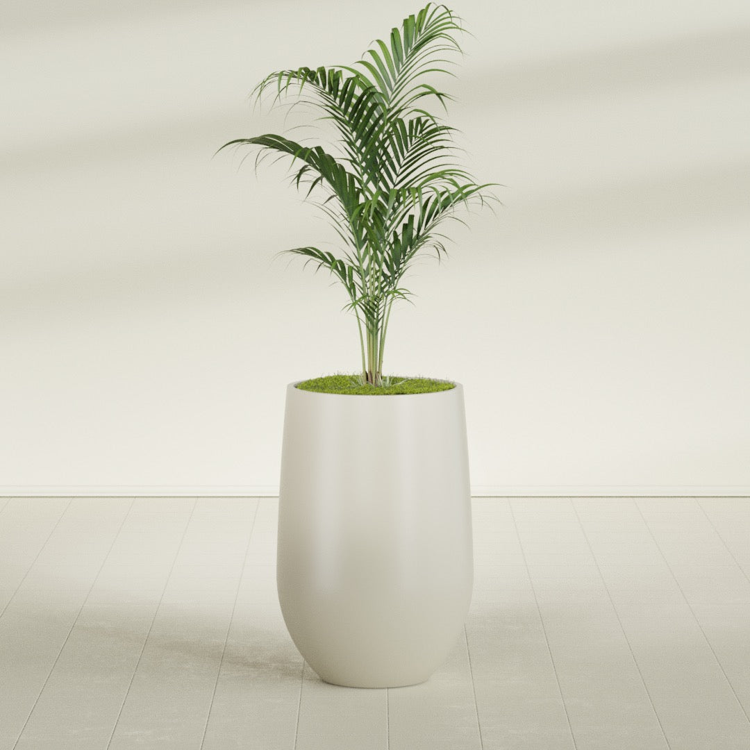 Westfield - 20in diam. x 30in - Satin Beige - Satin Beige,20 in diam. x 30 in H