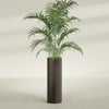 Corry Large Tall Cylinder Fiberglass Planter - 12 in x 12 in x 36 in - Matte Brown - Matte Brown,30 in x 30 in x 32 in