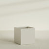 Montroy Large Cube Square Fiberglass Planter - 40 in x 40 in x 40 in - Satin Beige - Satin Beige,40 in x 40 in x 40 in