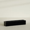 Cuba Extra Large Long Rectangle Fiberglass Planter - 60 in x 14 in x 12 in - Gloss Black - Gloss Black,60 in x 14 in x 12 in