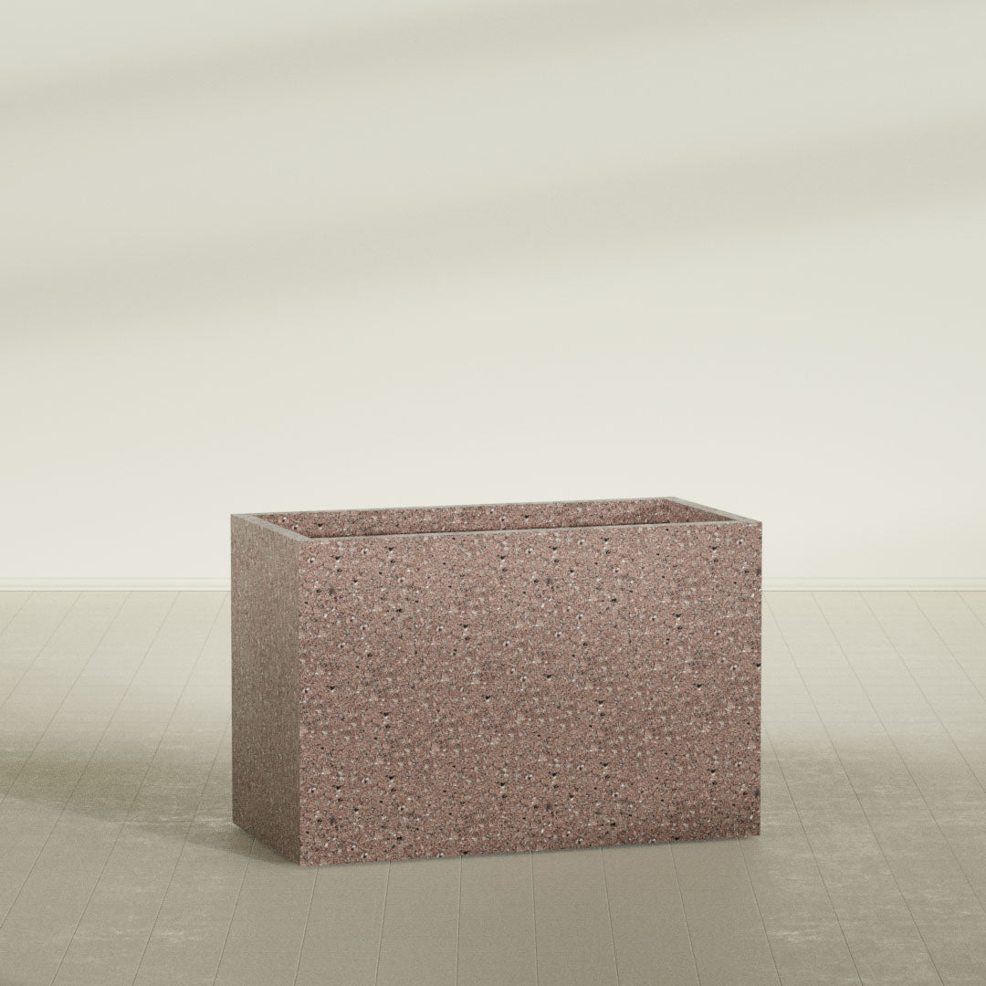 ProTone Fiberglass Premium Finish Extra Large Rectangle Planter - 48 in x 24 in x 32 in - StoneLight - Sunstone - StoneLight - Sunstone,48 in x 24 in x 32 in