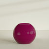 Globe Large Sphere Fiberglass Planter - 36 in x 36 in x 30 in - Gloss Eggplant - Gloss Eggplant,36 in x 36 in x 30 in