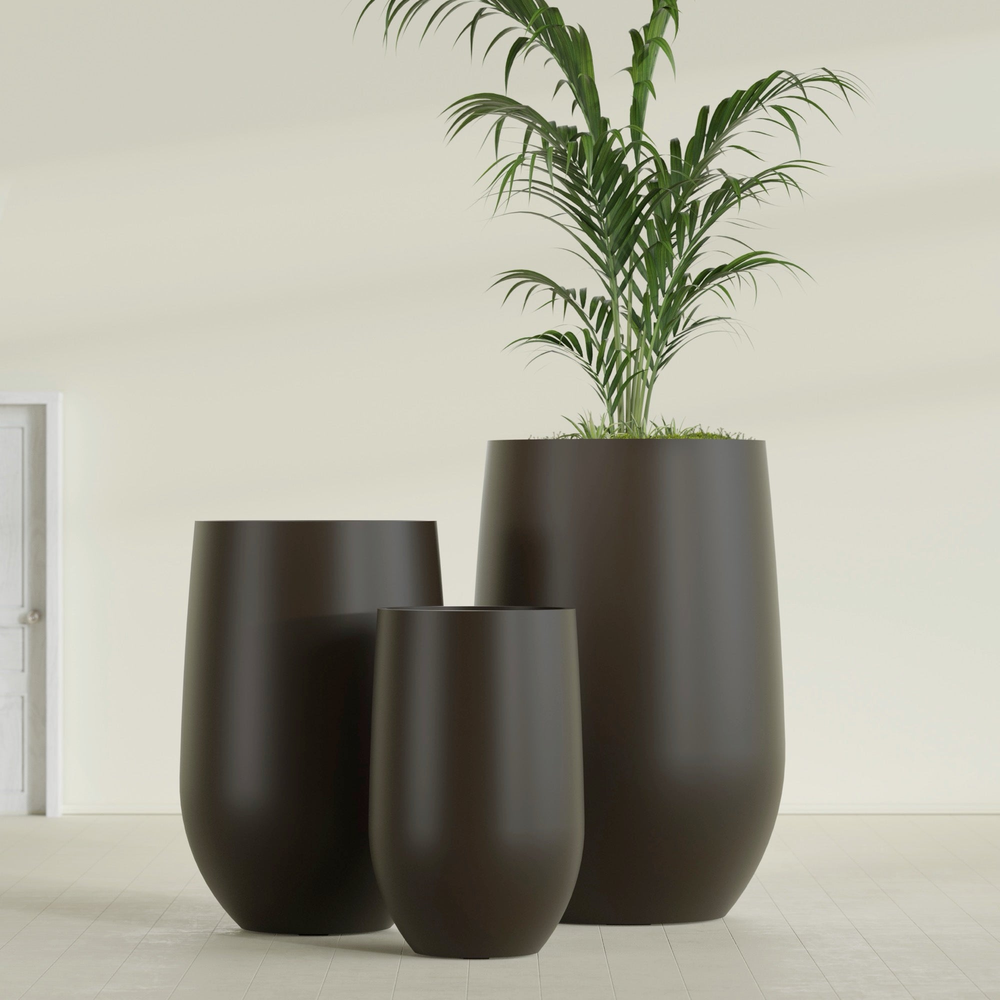 Westfield - 15in diam. x 24in - Matte Brown - Matte Brown,15 in diam. x 24 in H